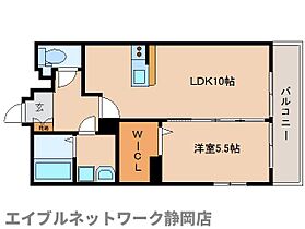 静岡県静岡市駿河区下川原4丁目（賃貸マンション1LDK・2階・41.00㎡） その2