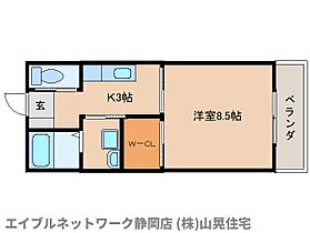 静岡県静岡市駿河区みずほ1丁目（賃貸マンション1K・1階・31.50㎡） その2