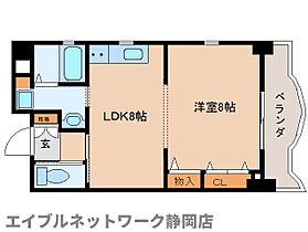 静岡県静岡市葵区常磐町2丁目（賃貸マンション1LDK・7階・40.50㎡） その2