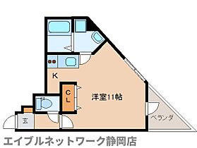 静岡県静岡市葵区東町（賃貸マンション1R・3階・28.87㎡） その2