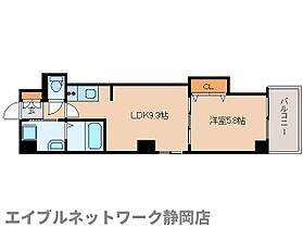 静岡県静岡市葵区鷹匠3丁目（賃貸マンション1LDK・4階・36.95㎡） その2