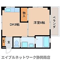 静岡県静岡市駿河区南町（賃貸マンション1DK・2階・30.09㎡） その2