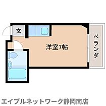 静岡県静岡市駿河区小鹿1丁目（賃貸マンション1R・1階・19.69㎡） その2