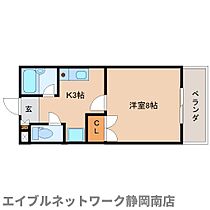 静岡県静岡市駿河区大谷（賃貸マンション1K・3階・25.91㎡） その2