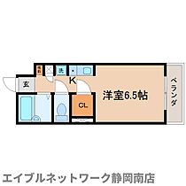 静岡県静岡市駿河区登呂5丁目（賃貸マンション1K・3階・20.51㎡） その2