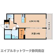 静岡県静岡市駿河区中島（賃貸マンション1LDK・1階・41.00㎡） その2