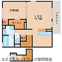 静岡県藤枝市高柳（賃貸アパート1LDK・2階・58.25㎡） その2