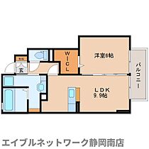 静岡県藤枝市高岡2丁目（賃貸アパート1LDK・1階・43.23㎡） その2