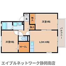 静岡県藤枝市瀬古2丁目（賃貸アパート2LDK・1階・53.76㎡） その2