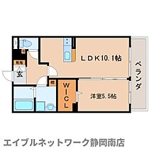 静岡県静岡市駿河区中島（賃貸マンション1LDK・2階・41.00㎡） その2