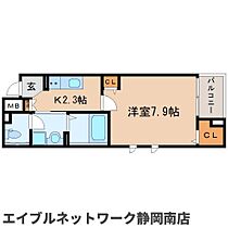 静岡県静岡市駿河区曲金6丁目（賃貸マンション1K・5階・30.15㎡） その2