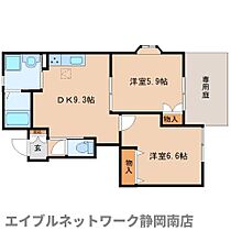 静岡県藤枝市築地1丁目（賃貸マンション2LDK・1階・48.37㎡） その2