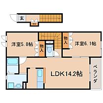 静岡県藤枝市高柳2丁目（賃貸マンション2LDK・2階・57.85㎡） その2