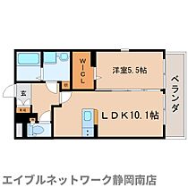 静岡県静岡市駿河区西島（賃貸マンション1LDK・2階・41.00㎡） その2