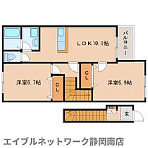 静岡県焼津市小川（賃貸アパート1LDK・2階・56.19㎡） その2