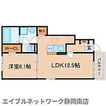 静岡県焼津市五ケ堀之内（賃貸アパート1LDK・1階・44.70㎡） その2