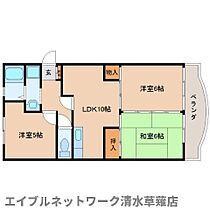 静岡県静岡市葵区瀬名川3丁目（賃貸マンション3LDK・3階・58.00㎡） その2