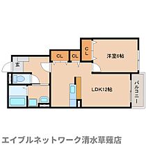 静岡県静岡市葵区西瀬名町（賃貸アパート1LDK・1階・45.72㎡） その2