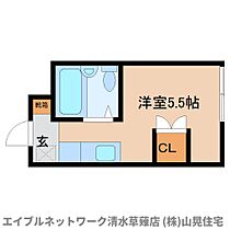 静岡県静岡市葵区瀬名5丁目（賃貸アパート1R・2階・14.56㎡） その2