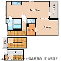 静岡県静岡市葵区瀬名2丁目（賃貸アパート1LDK・3階・54.17㎡） その2