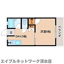 静岡県静岡市清水区村松（賃貸マンション1DK・2階・22.68㎡） その2