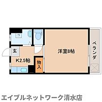 静岡県静岡市清水区三保（賃貸マンション1K・1階・24.70㎡） その2