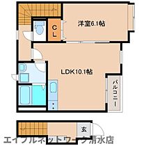 静岡県静岡市清水区三保（賃貸アパート1LDK・2階・44.82㎡） その2