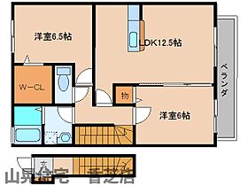 奈良県香芝市北今市5丁目（賃貸アパート2LDK・2階・51.15㎡） その2