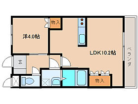 奈良県香芝市畑4丁目（賃貸マンション1LDK・2階・36.00㎡） その2