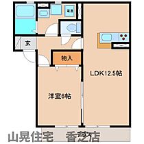 奈良県香芝市高山台1丁目（賃貸アパート1LDK・1階・44.78㎡） その2