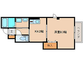 アトリオフランC棟 101 ｜ 奈良県大和高田市日之出町19-17（賃貸アパート1K・1階・32.34㎡） その2