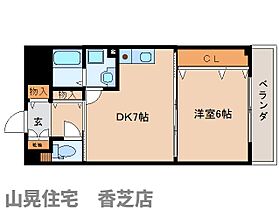 奈良県香芝市瓦口（賃貸マンション1DK・3階・34.00㎡） その2