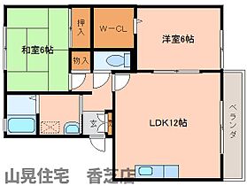 奈良県北葛城郡上牧町大字中筋出作（賃貸アパート2LDK・1階・58.81㎡） その2