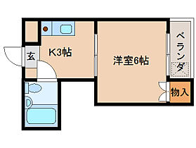 奈良県天理市川原城町（賃貸マンション1K・3階・17.00㎡） その2