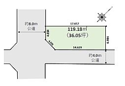 越谷市上間久里　売地