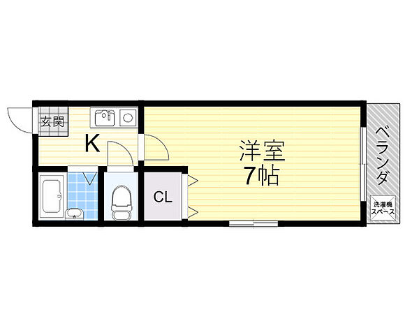 メゾン石井 ｜大阪府大阪市北区本庄東１丁目(賃貸マンション1K・4階・18.50㎡)の写真 その2