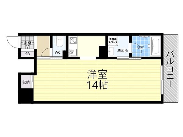 グランツ西大橋 ｜大阪府大阪市西区立売堀２丁目(賃貸マンション1R・6階・37.48㎡)の写真 その2