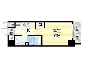 ルクレ新町レジデンス  ｜ 大阪府大阪市西区新町４丁目（賃貸マンション1K・7階・22.83㎡） その2