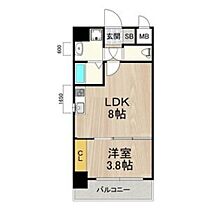 フロンティアタワー九条2  ｜ 大阪府大阪市西区九条１丁目10番17号（賃貸マンション1LDK・7階・29.26㎡） その2