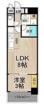 大阪府大阪市西区九条１丁目（賃貸マンション1LDK・9階・28.38㎡） その2