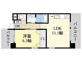 大阪府大阪市北区大淀中１丁目6番16号（賃貸マンション1LDK・2階・40.20㎡） その2