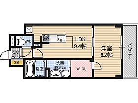 大阪府大阪市北区大淀中５丁目（賃貸マンション1LDK・8階・40.78㎡） その2