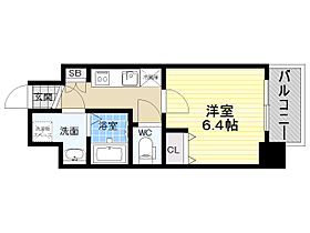 大阪府大阪市西区九条南３丁目（賃貸マンション1K・4階・22.88㎡） その2