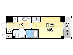 大阪府大阪市西区京町堀２丁目13番10号（賃貸マンション1K・8階・25.42㎡） その2