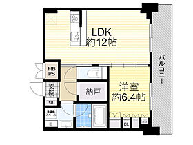 大阪府大阪市福島区鷺洲３丁目（賃貸マンション1LDK・2階・44.19㎡） その2