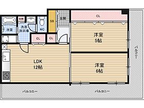 アパートメントＫ’ｓ福島  ｜ 大阪府大阪市北区大淀南３丁目（賃貸マンション2LDK・6階・58.00㎡） その2