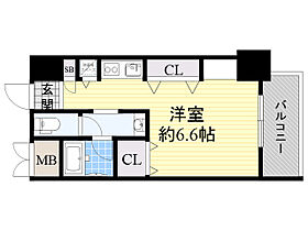 大阪府大阪市西区九条南２丁目（賃貸マンション1R・7階・26.18㎡） その2