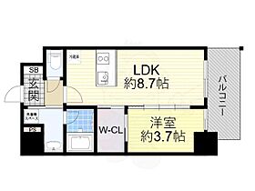 大阪府大阪市福島区鷺洲３丁目3番12号（賃貸マンション1LDK・2階・32.55㎡） その2