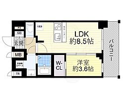 プレサンス九条グランデリーヴ 15階/-