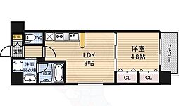 レジディア京町堀 7階/-